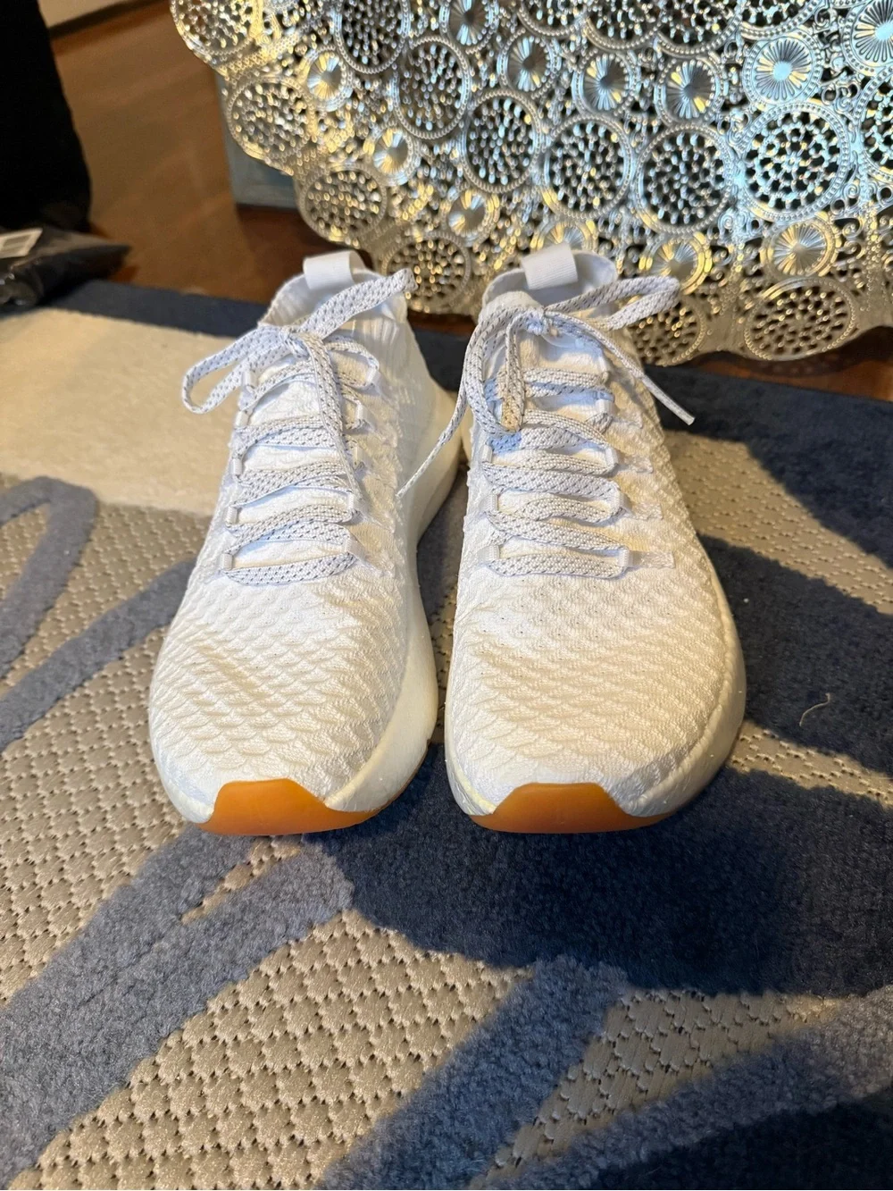 NOBULL White Knit Athletic Shoes - Picture 2 of 8